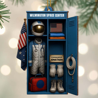Customize With Your Own Name, Astronaut Suit and Space Helmet