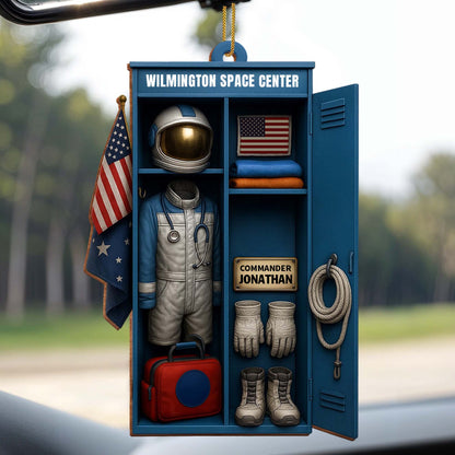 Customize With Your Own Name, Astronaut Suit and Space Helmet