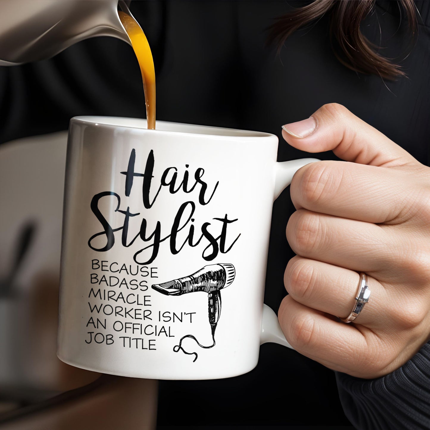 Hair Stylist Because Badass Miracle Worker