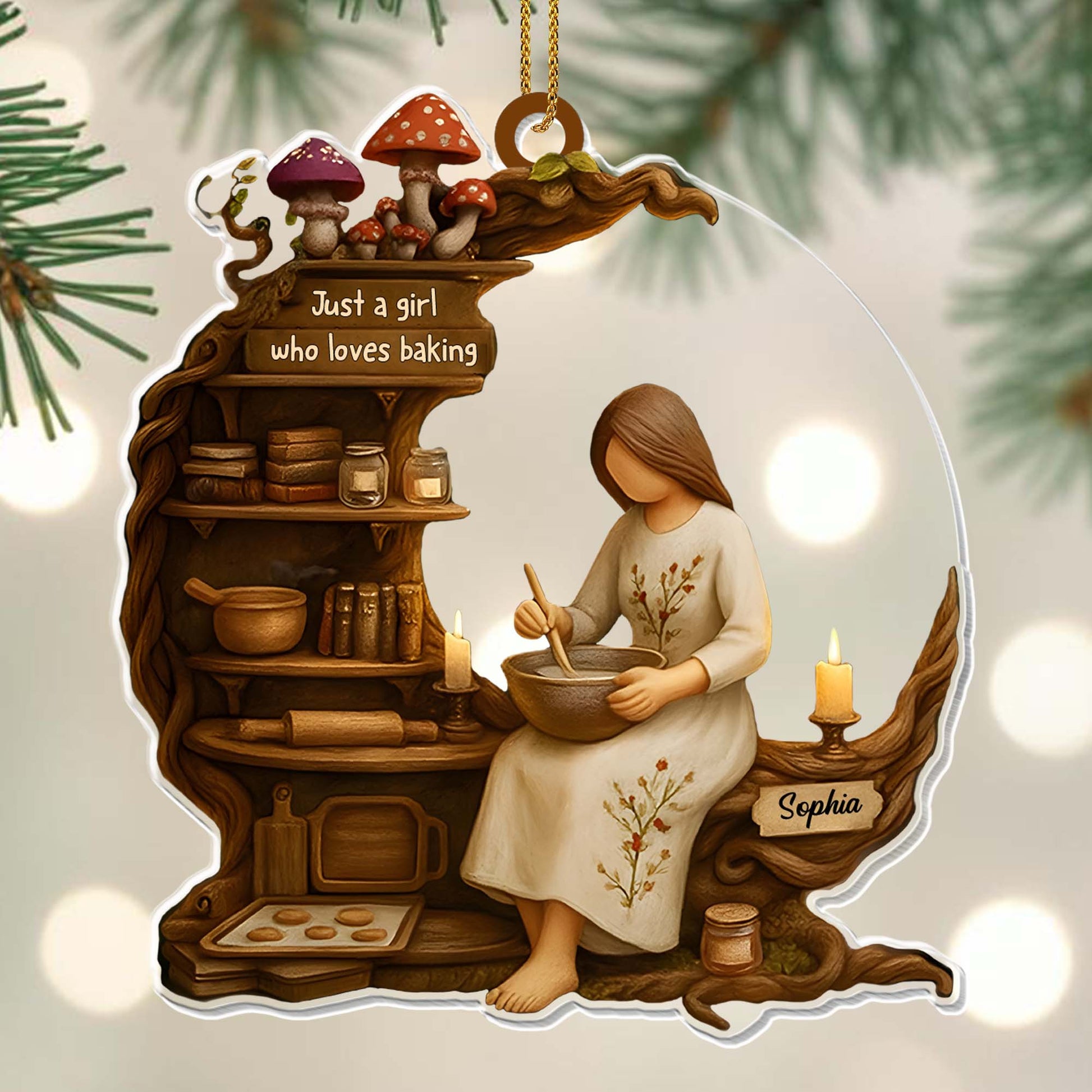 Just A Girl Who Loves Baking, Culinary Enthusiast Decor