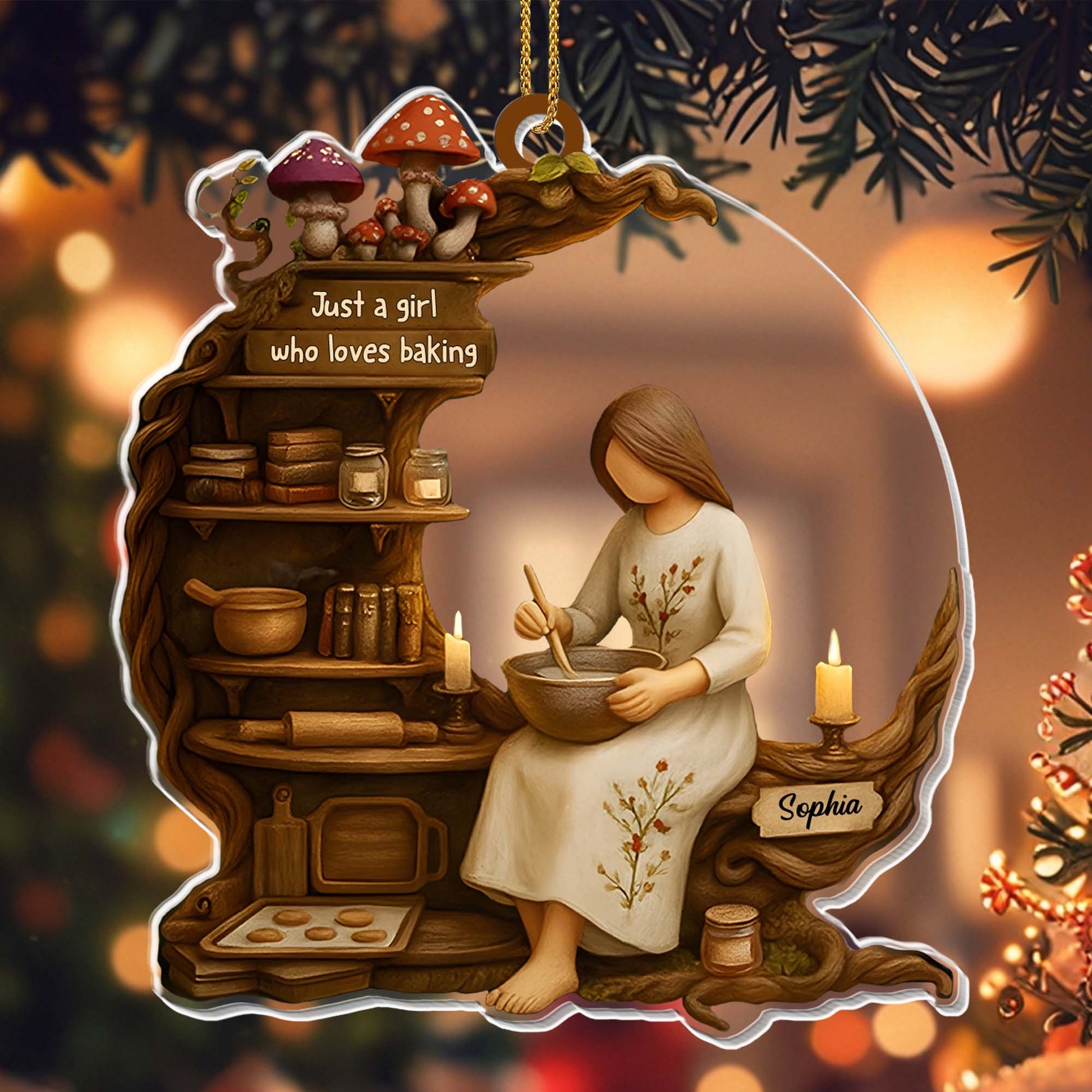 Just A Girl Who Loves Baking, Culinary Enthusiast Decor