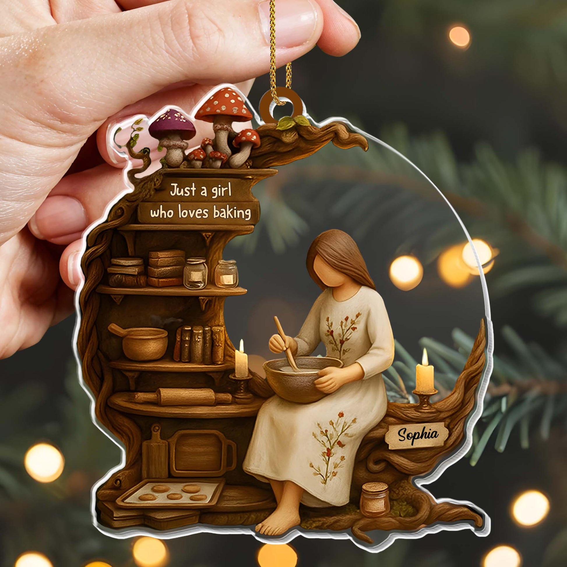 Just A Girl Who Loves Baking, Culinary Enthusiast Decor