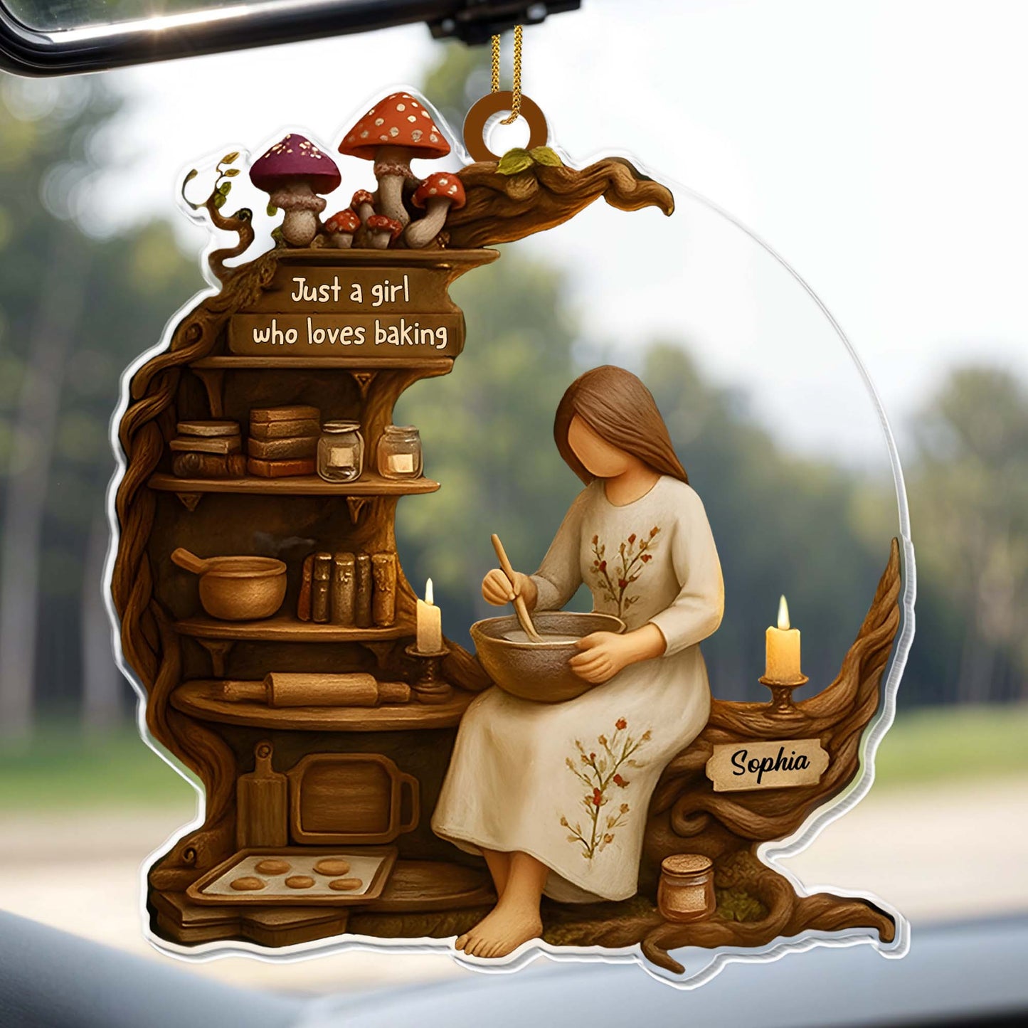 Just A Girl Who Loves Baking, Culinary Enthusiast Decor