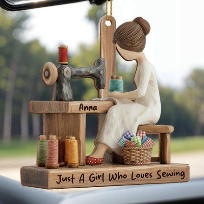 Just A Girl Who Loves Sewing And Crafting