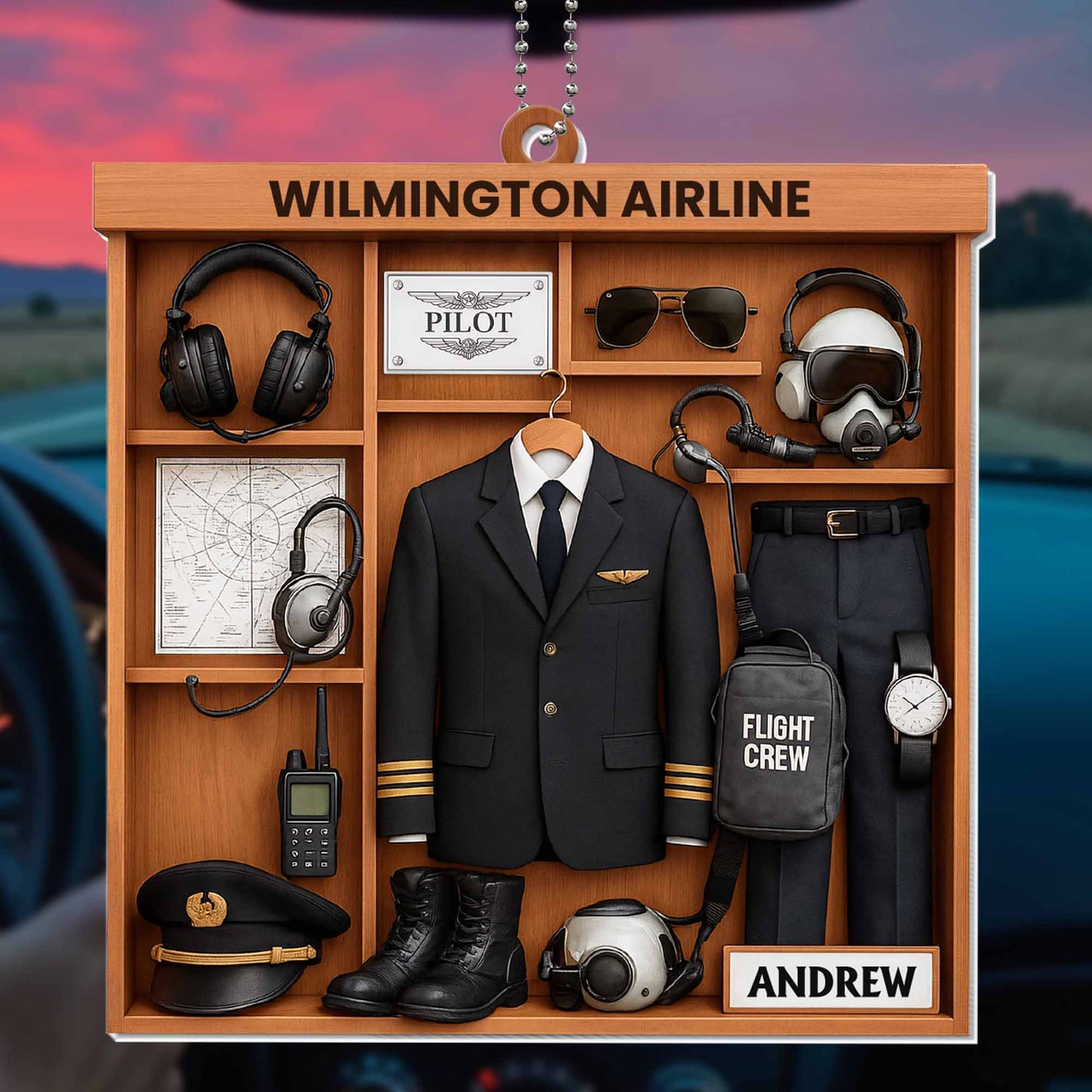 Celebrate Your Aviation Passion, Pilot Ornament