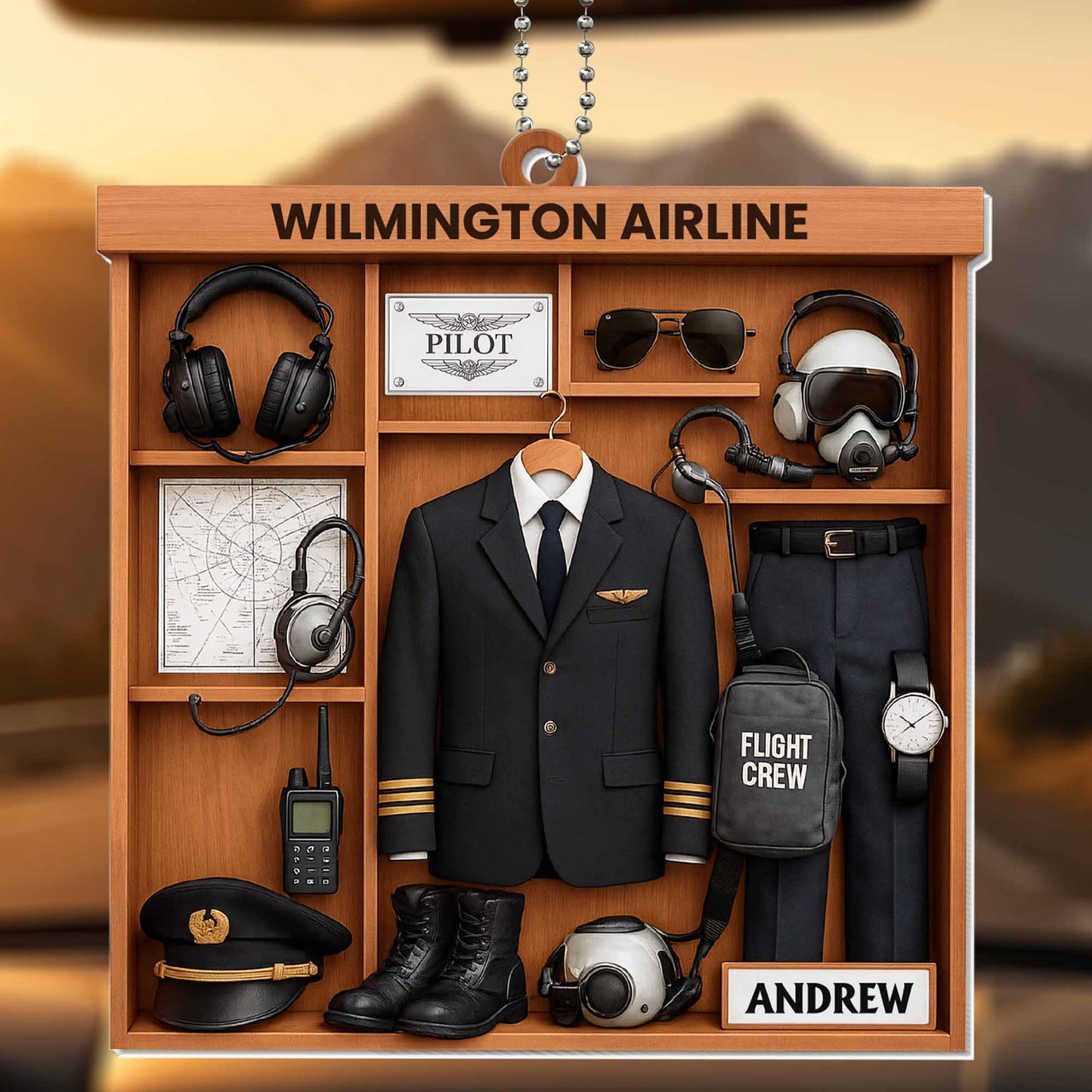 Celebrate Your Aviation Passion, Pilot Ornament