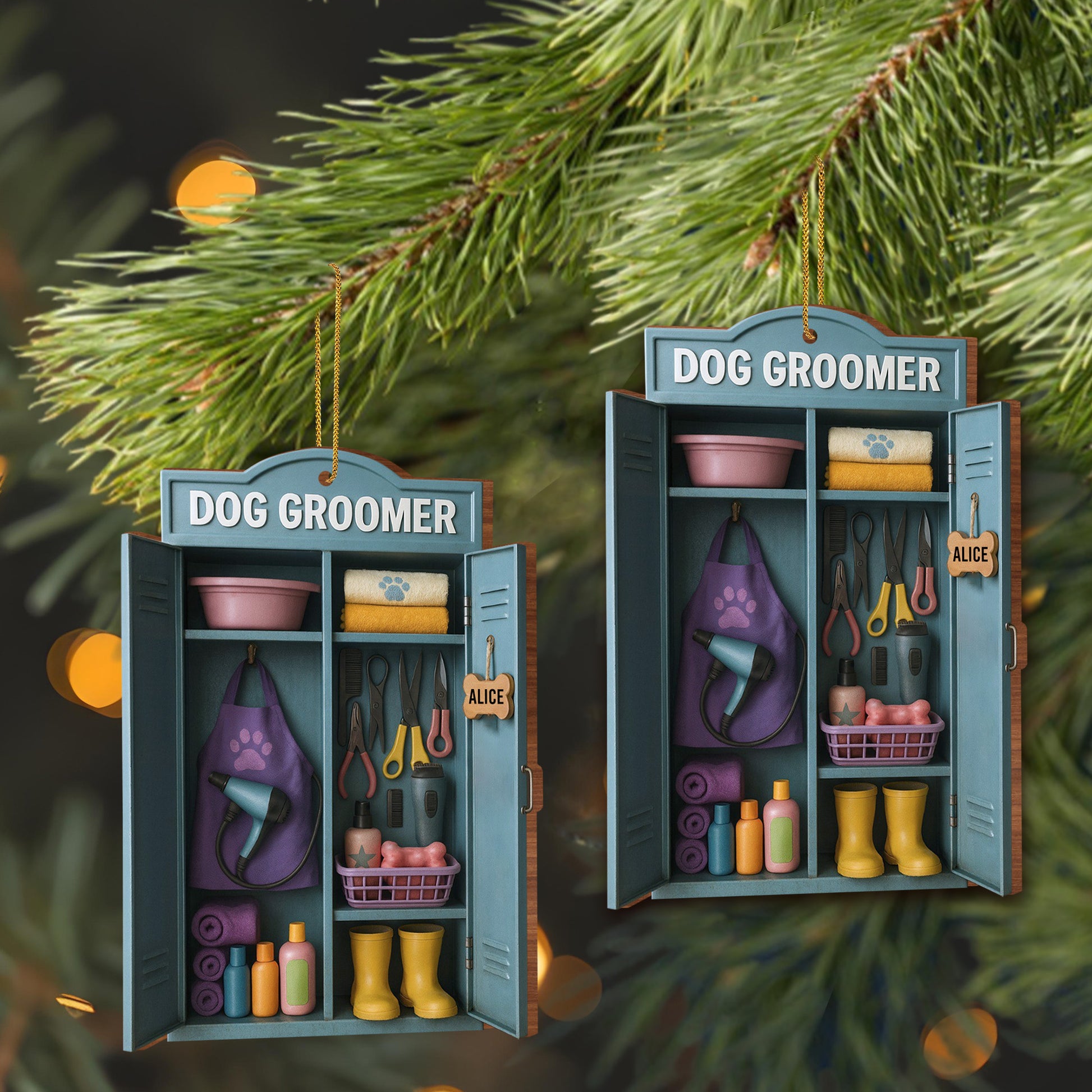 Personalize This Ornament With Your Favorite Dog Groomer's Name