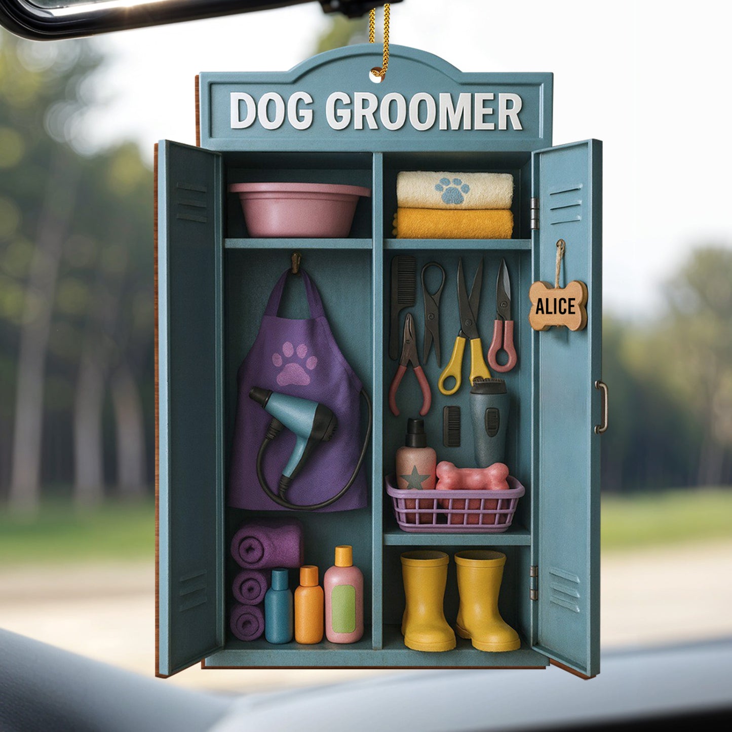 Personalize This Ornament With Your Favorite Dog Groomer's Name