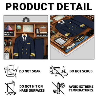 Customizable Acrylic Gift Keychain For Pilots