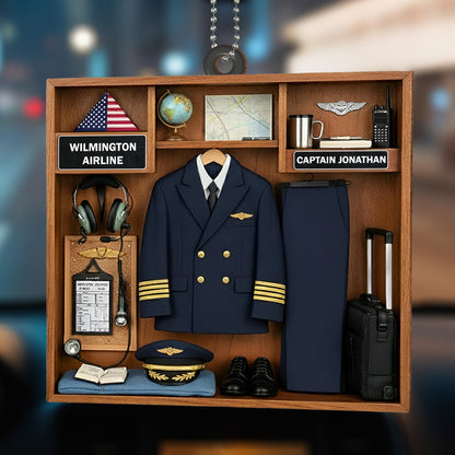 Cherish Every Flight With Pilot Uniform And Airplane