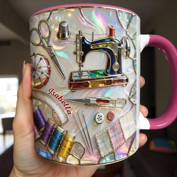 Celebrate Your Creativity Sewing-Themed Mug