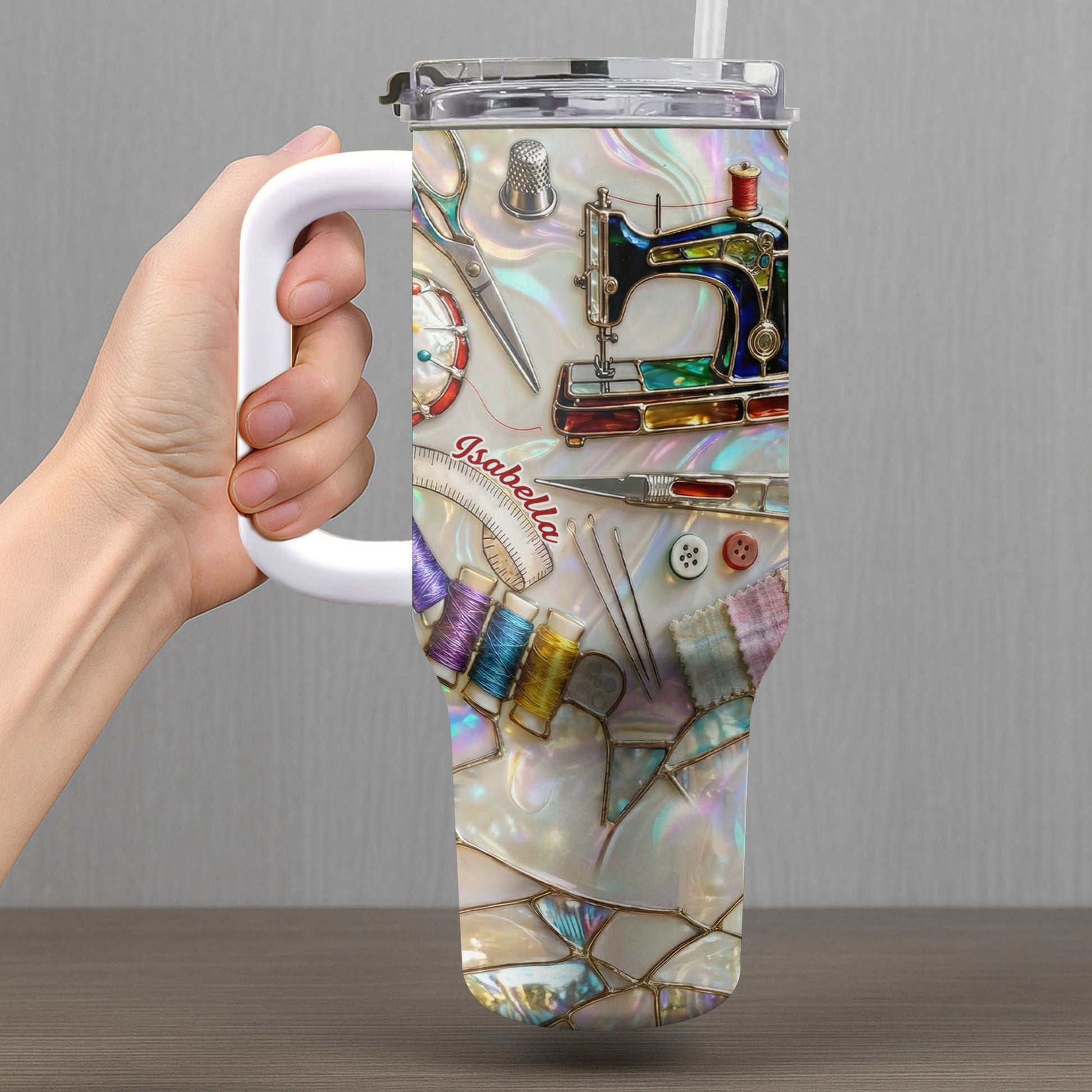 To My Creative Spirit, Sewing Machine And Craft Tools