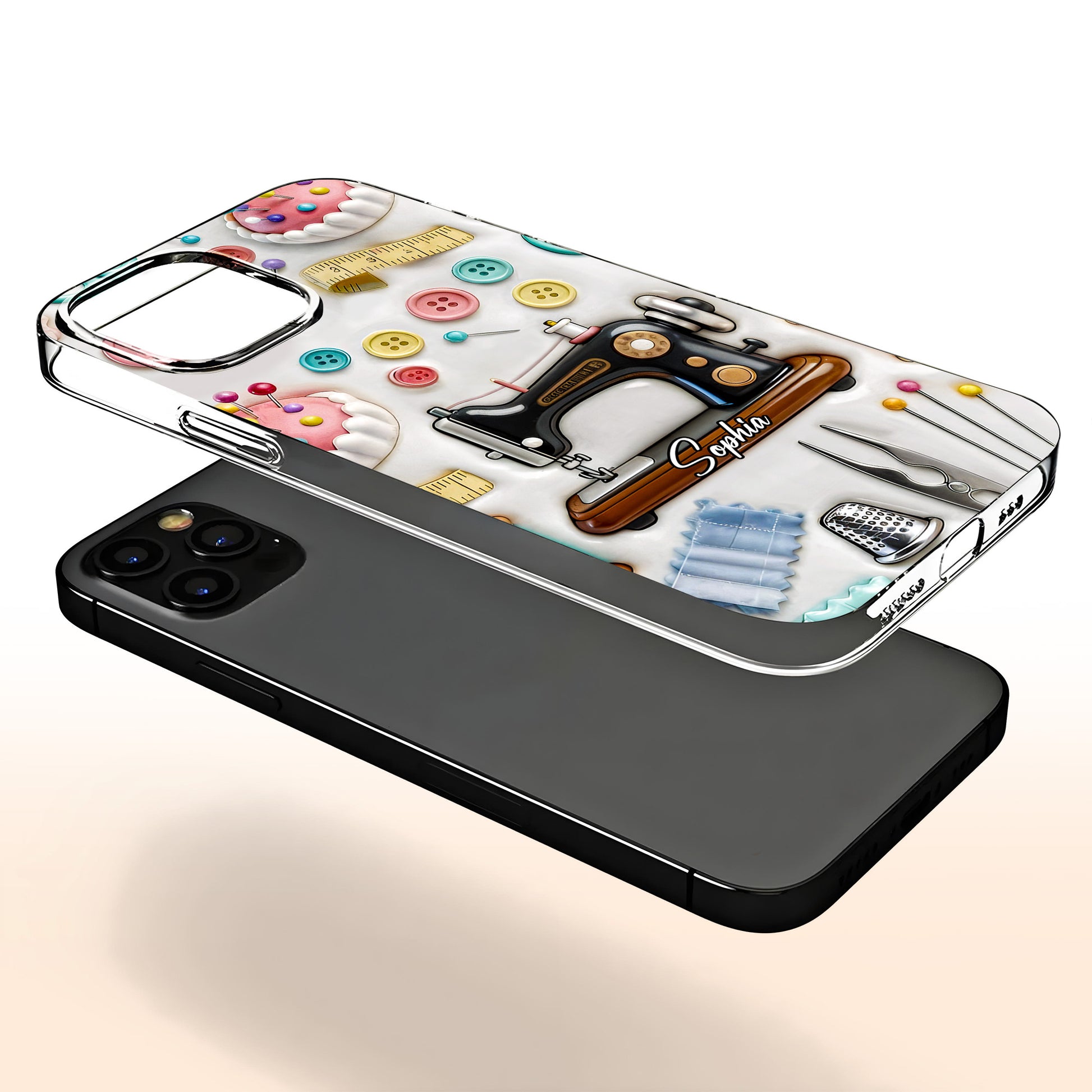 Celebrate Your Creativity, Vintage Sewing Machine and Buttons