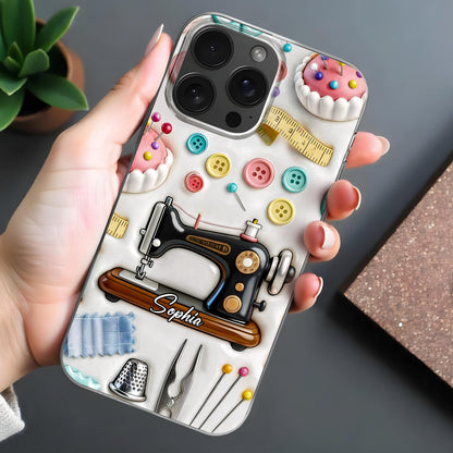 Celebrate Your Creativity, Vintage Sewing Machine and Buttons