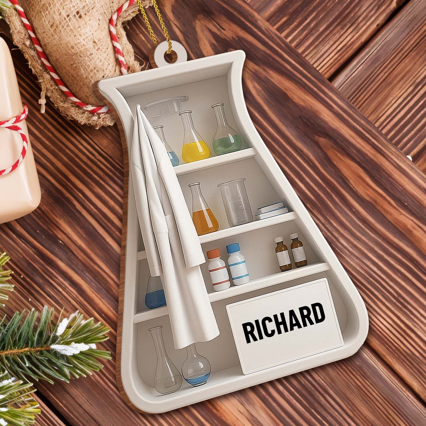 Create Your Own Personalized Laboratory Ornament