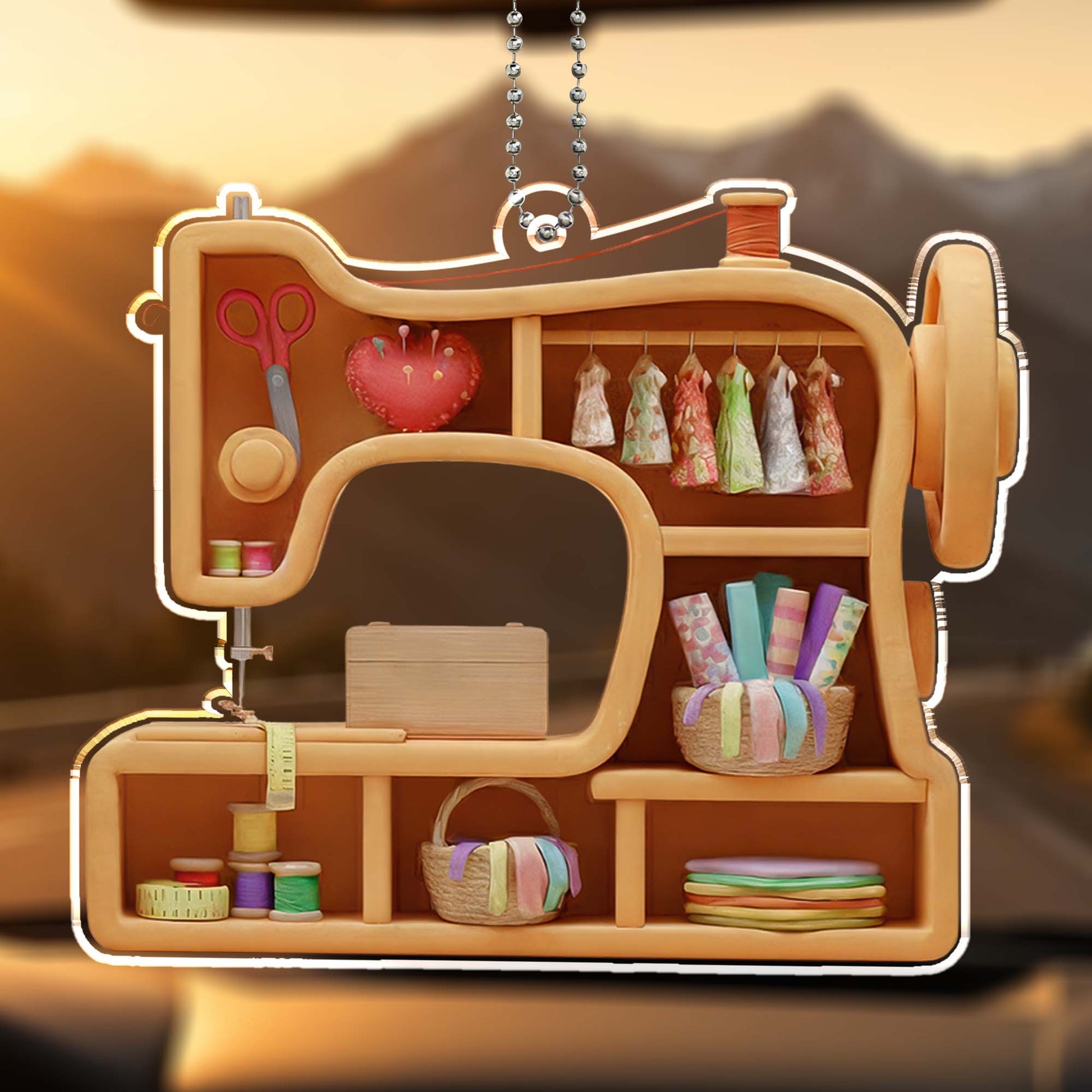 Create A Unique Sewing-Themed Ornament