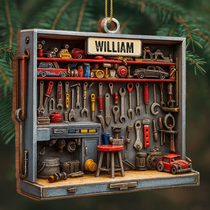 Perfect Gift For The Handyman, Featuring Tools And Workshop Items