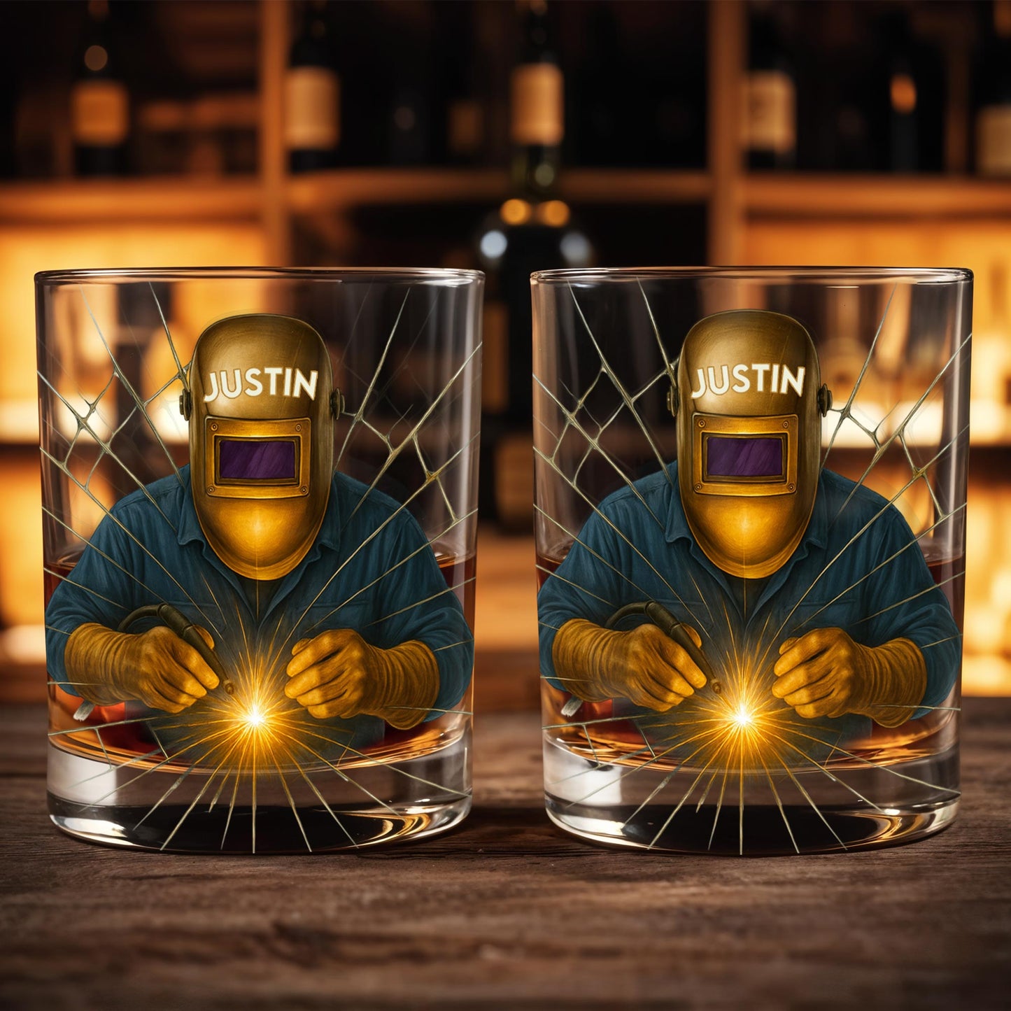 Artistic Welder At Work Custom Design