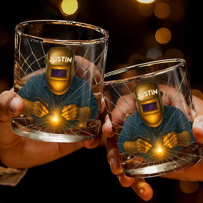 Artistic Welder At Work Custom Design