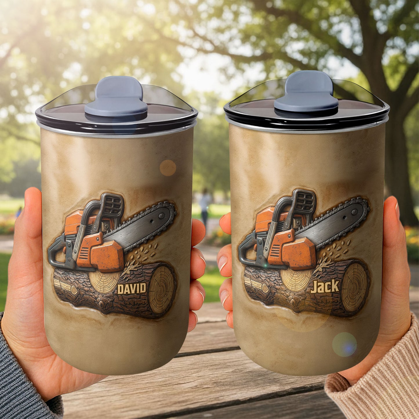 Robust Chainsaw Design On Wood Logs