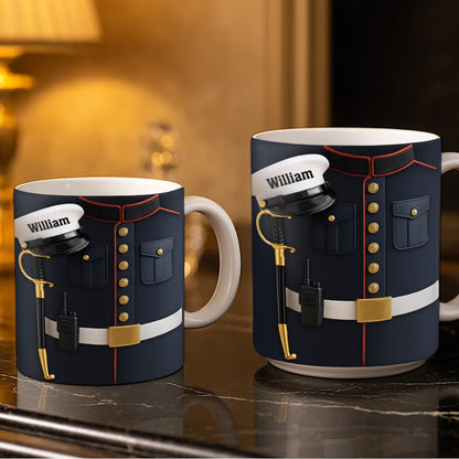 Customizable Design For Our Bravest Featuring Police Uniform