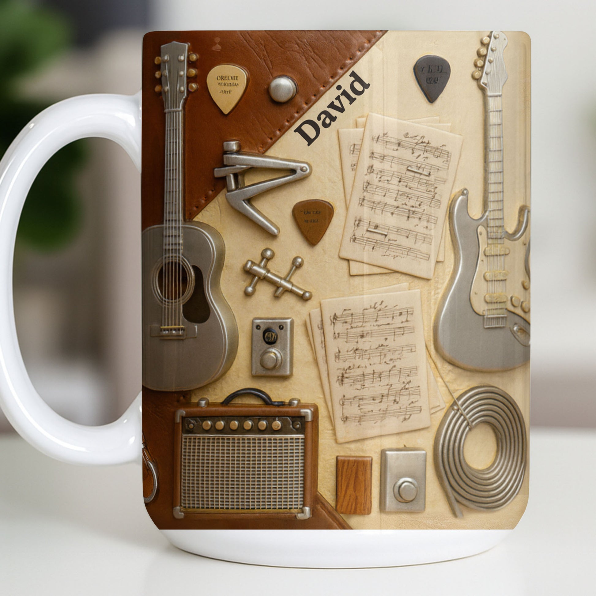 Celebrate Your Love for Music With Guitars and Musical Notes