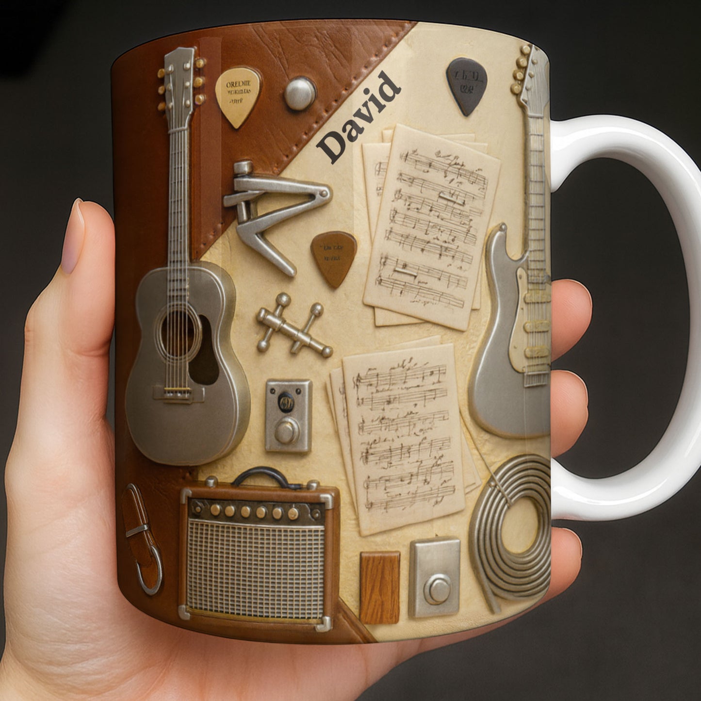 Celebrate Your Love for Music With Guitars and Musical Notes