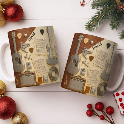 Celebrate Your Love for Music With Guitars and Musical Notes