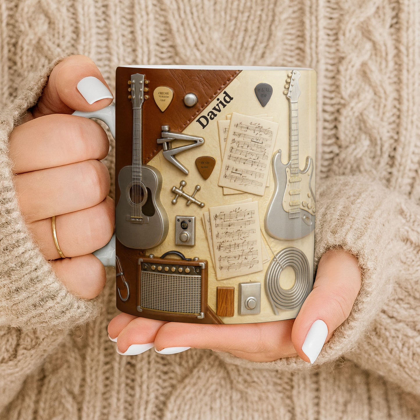 Celebrate Your Love for Music With Guitars and Musical Notes