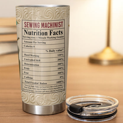 Sewing Machinist Nutrition Facts Miracle Working Genius