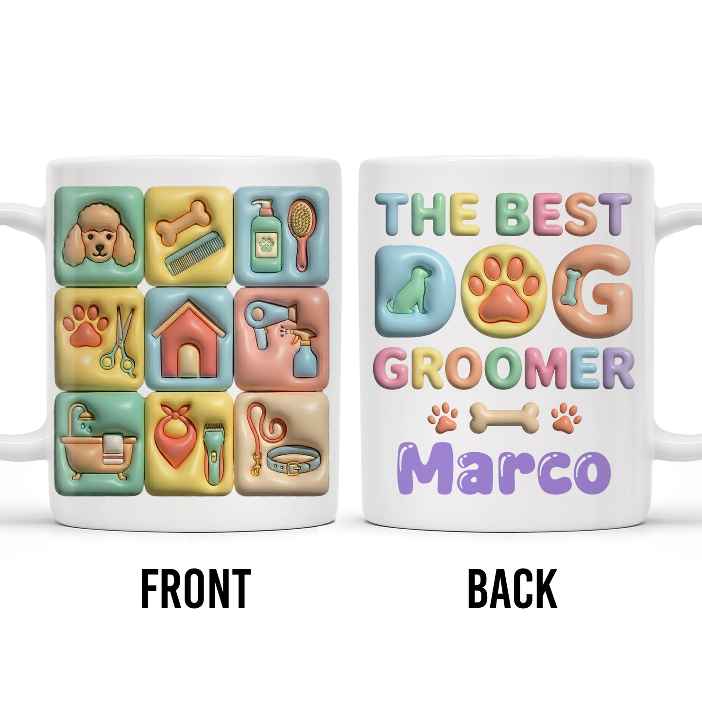 The Best Big Groomer Mug With Dog Icons