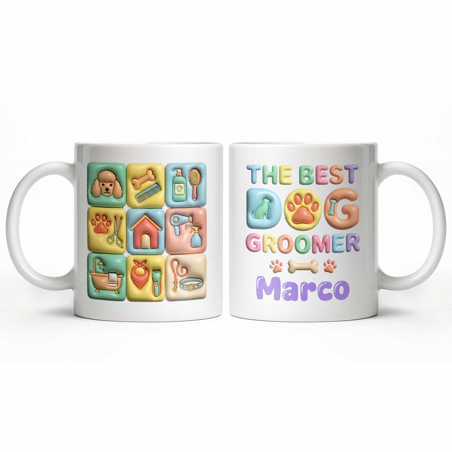 The Best Big Groomer Mug With Dog Icons
