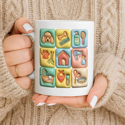 The Best Big Groomer Mug With Dog Icons