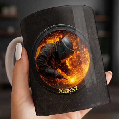 For My Fearless Welder Featuring A Sparks-Filled Scene