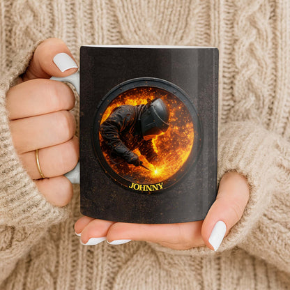 For My Fearless Welder Featuring A Sparks-Filled Scene