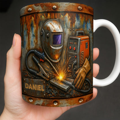 Personalized Touch For Craftsmanship And Robotics - Personalized Custom Coffee Mug - JBS073_MG
