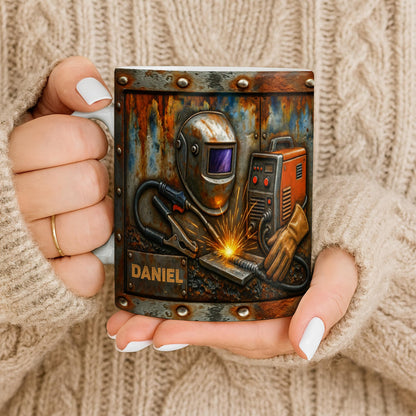 Personalized Touch For Craftsmanship And Robotics - Personalized Custom Coffee Mug - JBS073_MG
