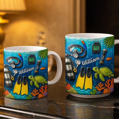 Explore The Depths Of The Ocean With Sea Turtle And Scuba Gear