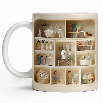 Charming Miniature World On Your Mug - Personalized Custom Coffee Mug - JBS077_MG