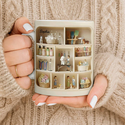 Charming Miniature World On Your Mug - Personalized Custom Coffee Mug - JBS077_MG