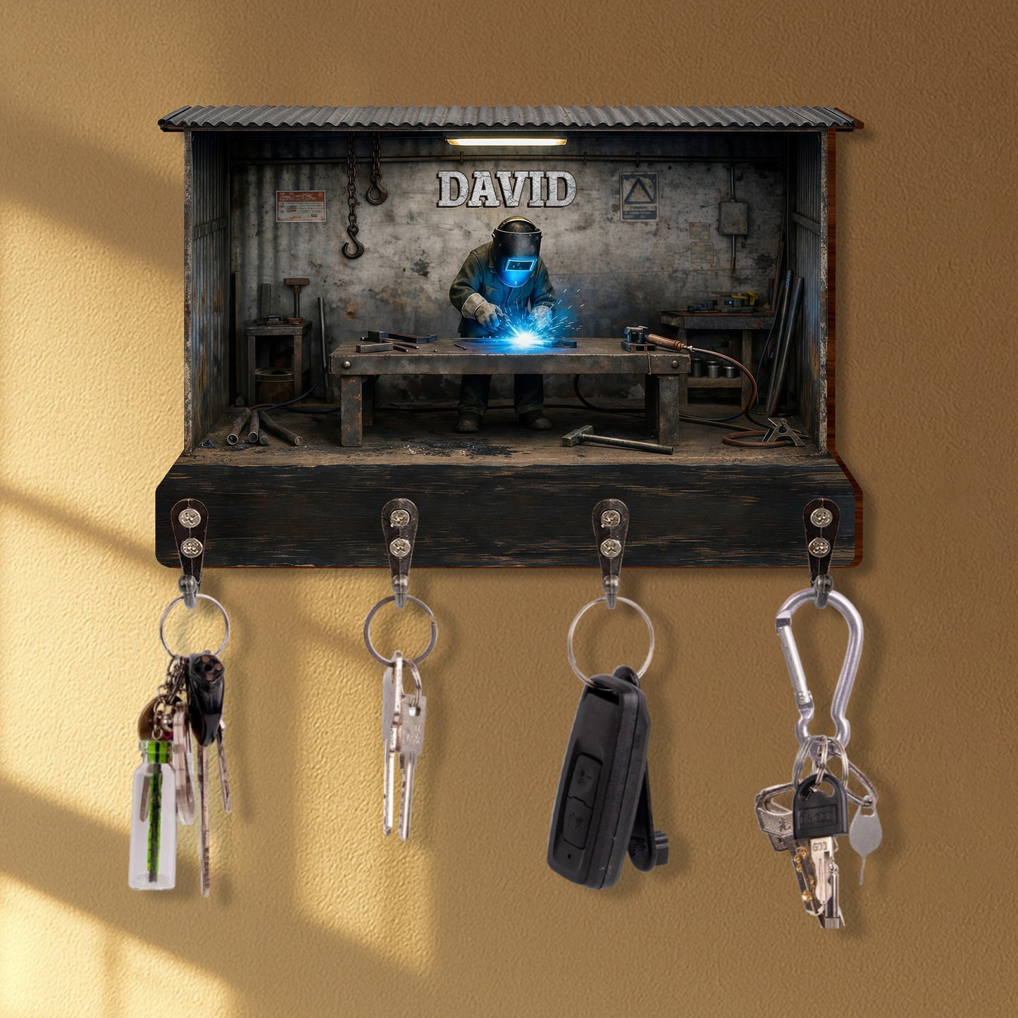 Craft Your Own Space, Welding Workshop Key Holder