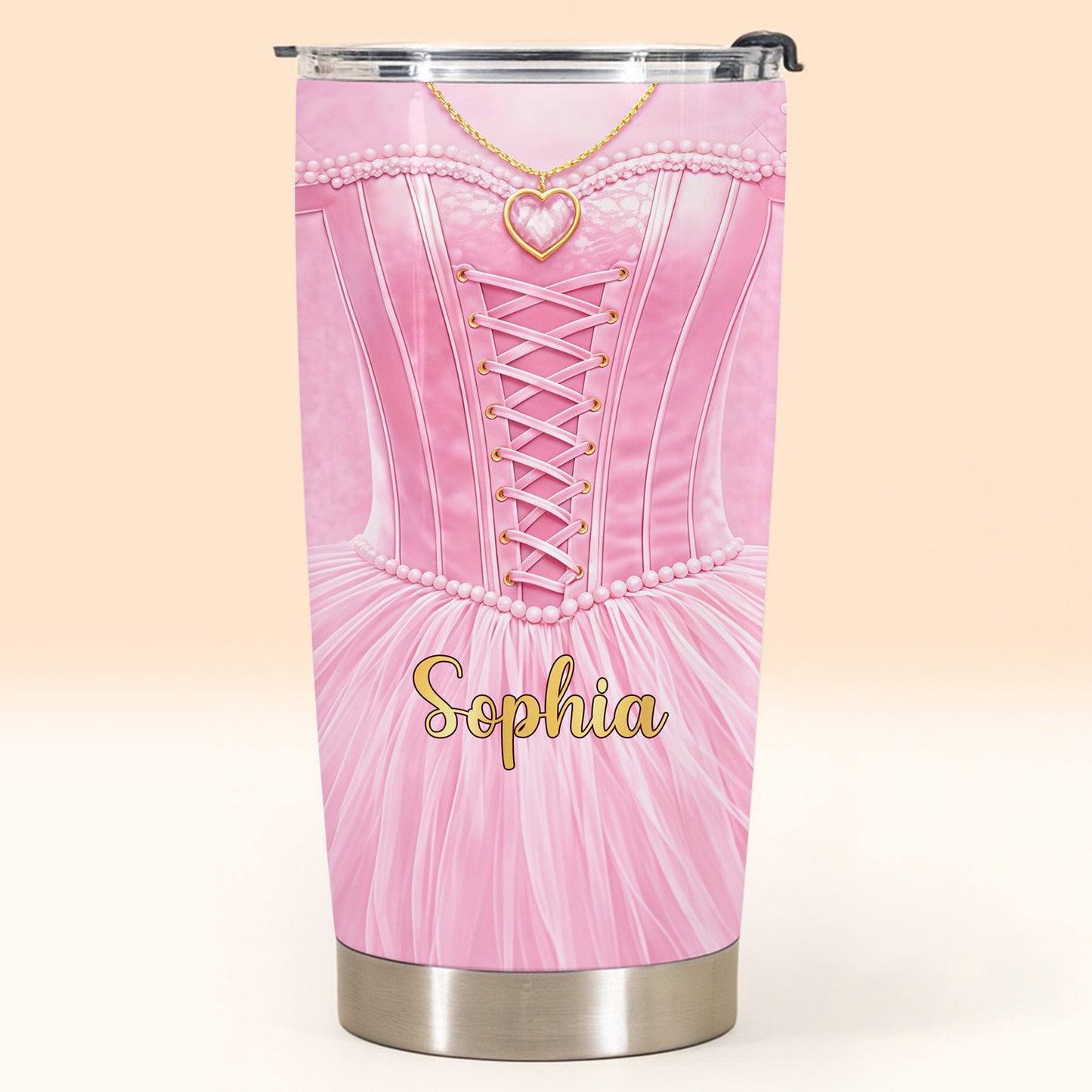 Ballerina Nutrition Facts, Ballet Tutu And Heart Necklace