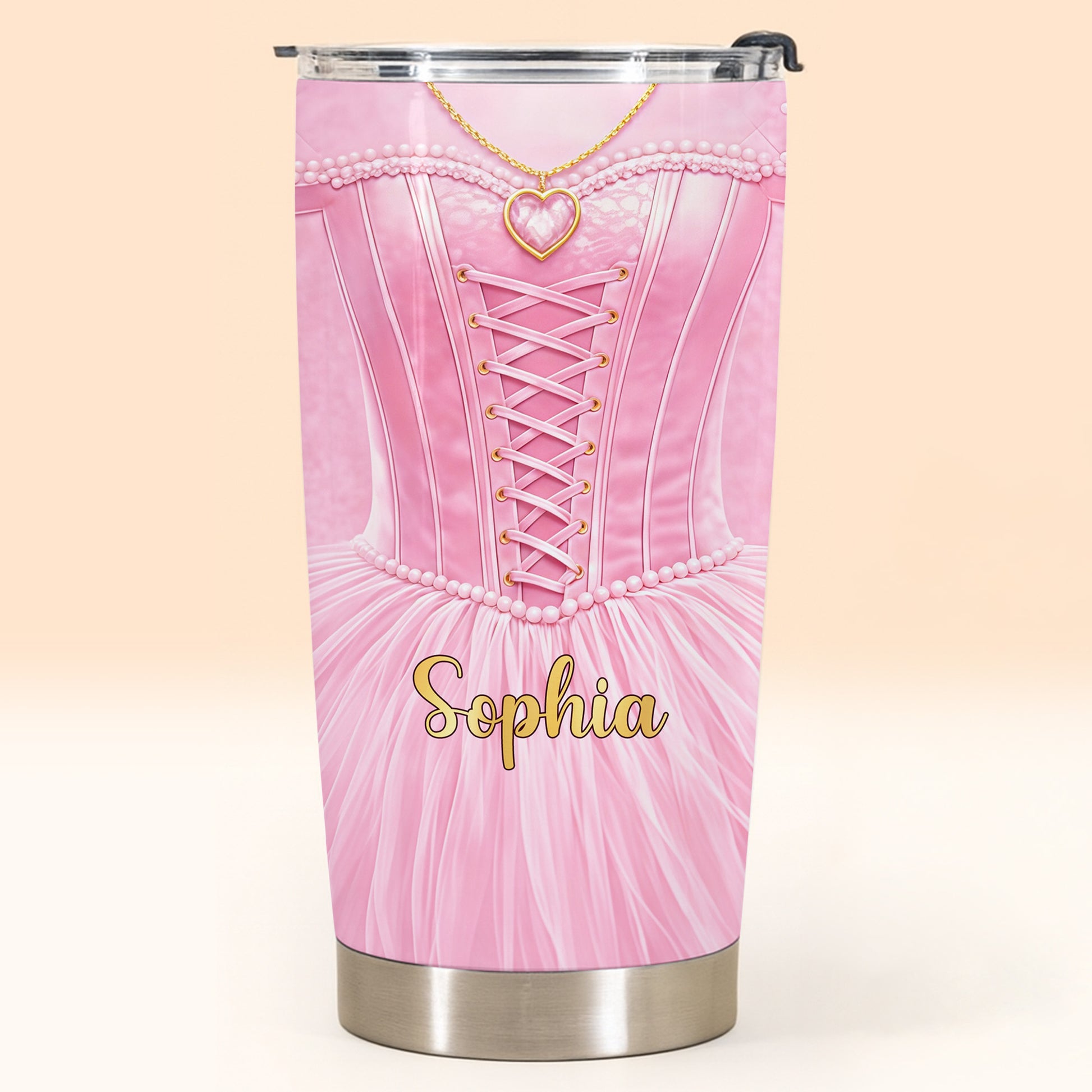 Ballerina Nutrition Facts, Ballet Tutu And Heart Necklace