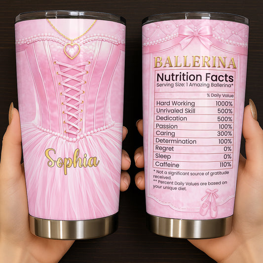 Ballerina Nutrition Facts, Ballet Tutu And Heart Necklace