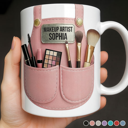 Makeup Artist Belt With Essential Tools - Personalized Custom Coffee Mug - JBS085_MG