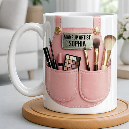 Makeup Artist Belt With Essential Tools - Personalized Custom Coffee Mug - JBS085_MG