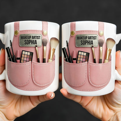 Makeup Artist Belt With Essential Tools - Personalized Custom Coffee Mug - JBS085_MG