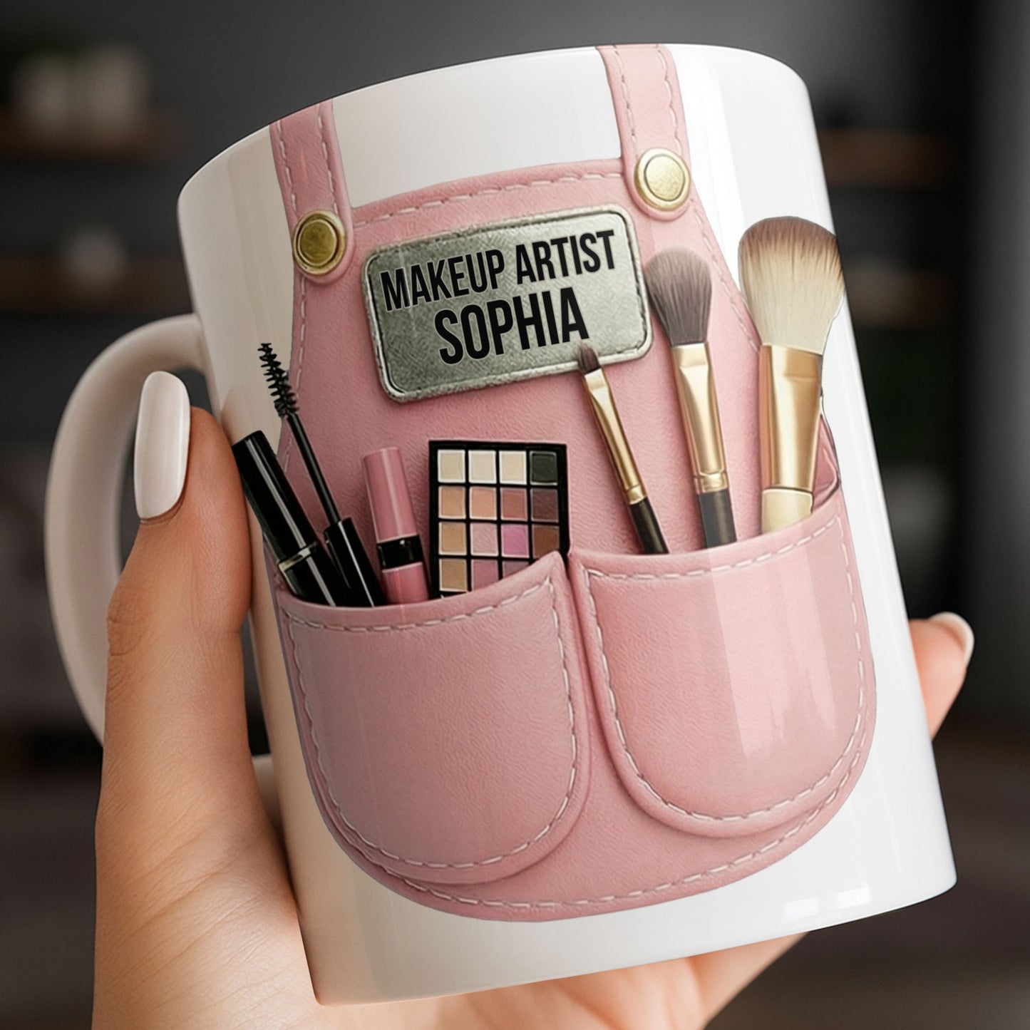 Makeup Artist Belt With Essential Tools - Personalized Custom Coffee Mug - JBS085_MG