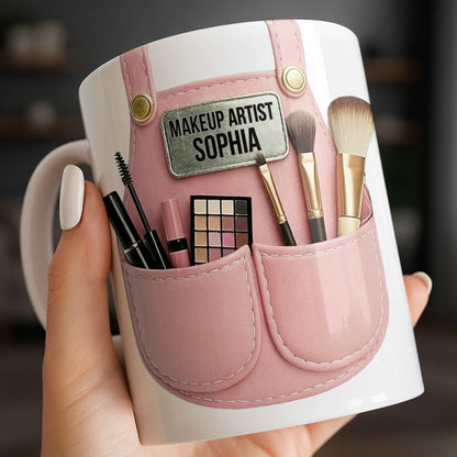 Makeup Artist Belt With Essential Tools - Personalized Custom Coffee Mug - JBS085_MG