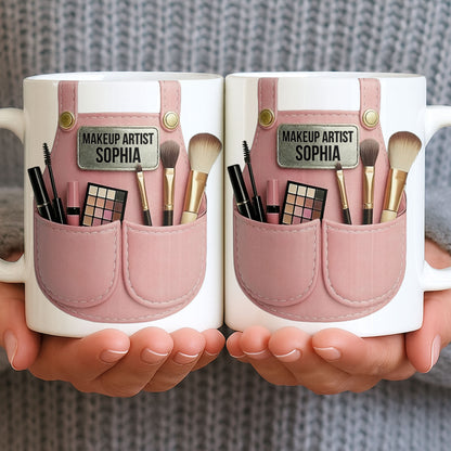 Makeup Artist Belt With Essential Tools - Personalized Custom Coffee Mug - JBS085_MG